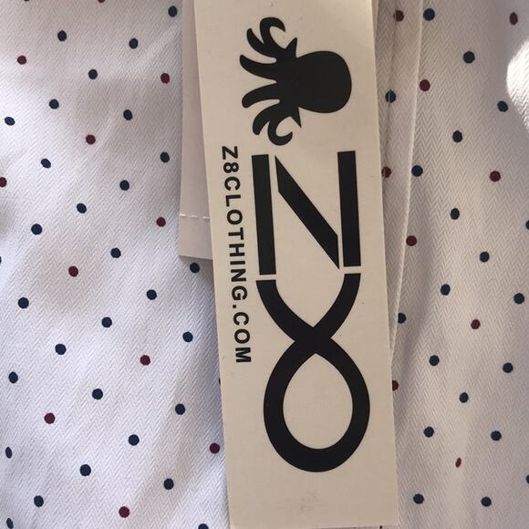 NEW Z8 Clothing Button Down Dotted White Red Western Top Men's Size 2XL NWT $80 - Picture 8 of 9